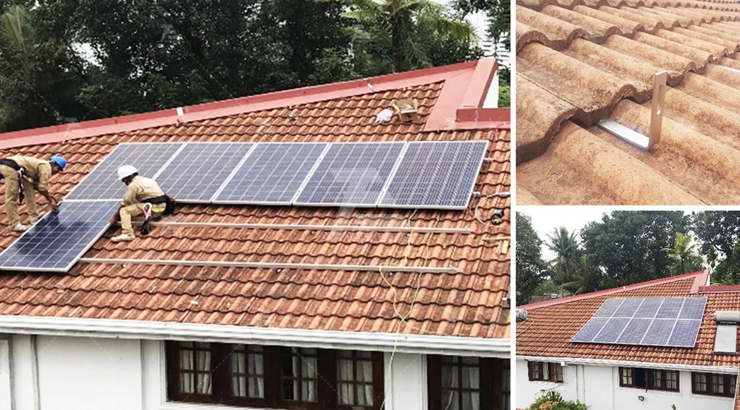 瓦屋顶光伏支架系统