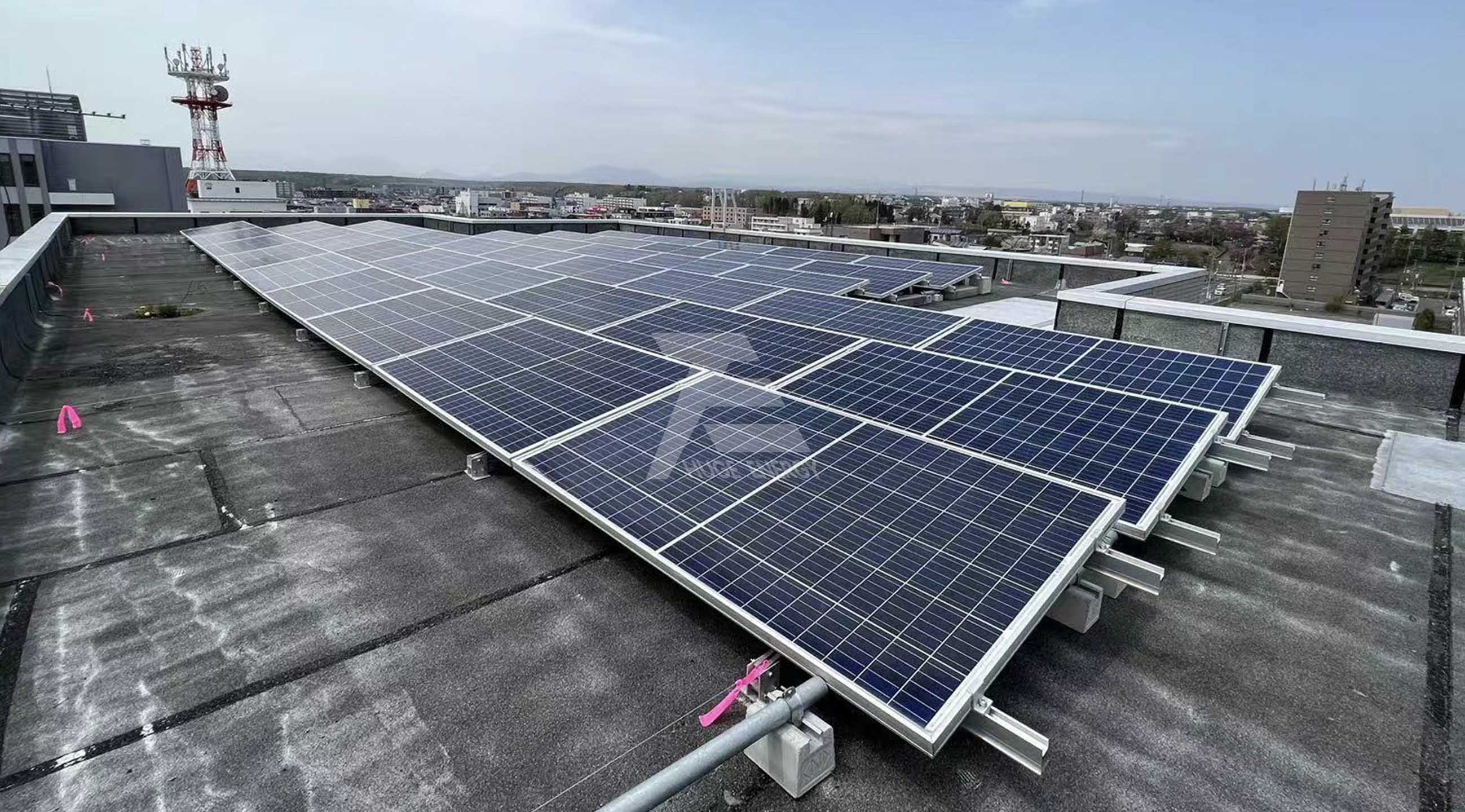 水泥屋顶光伏压载