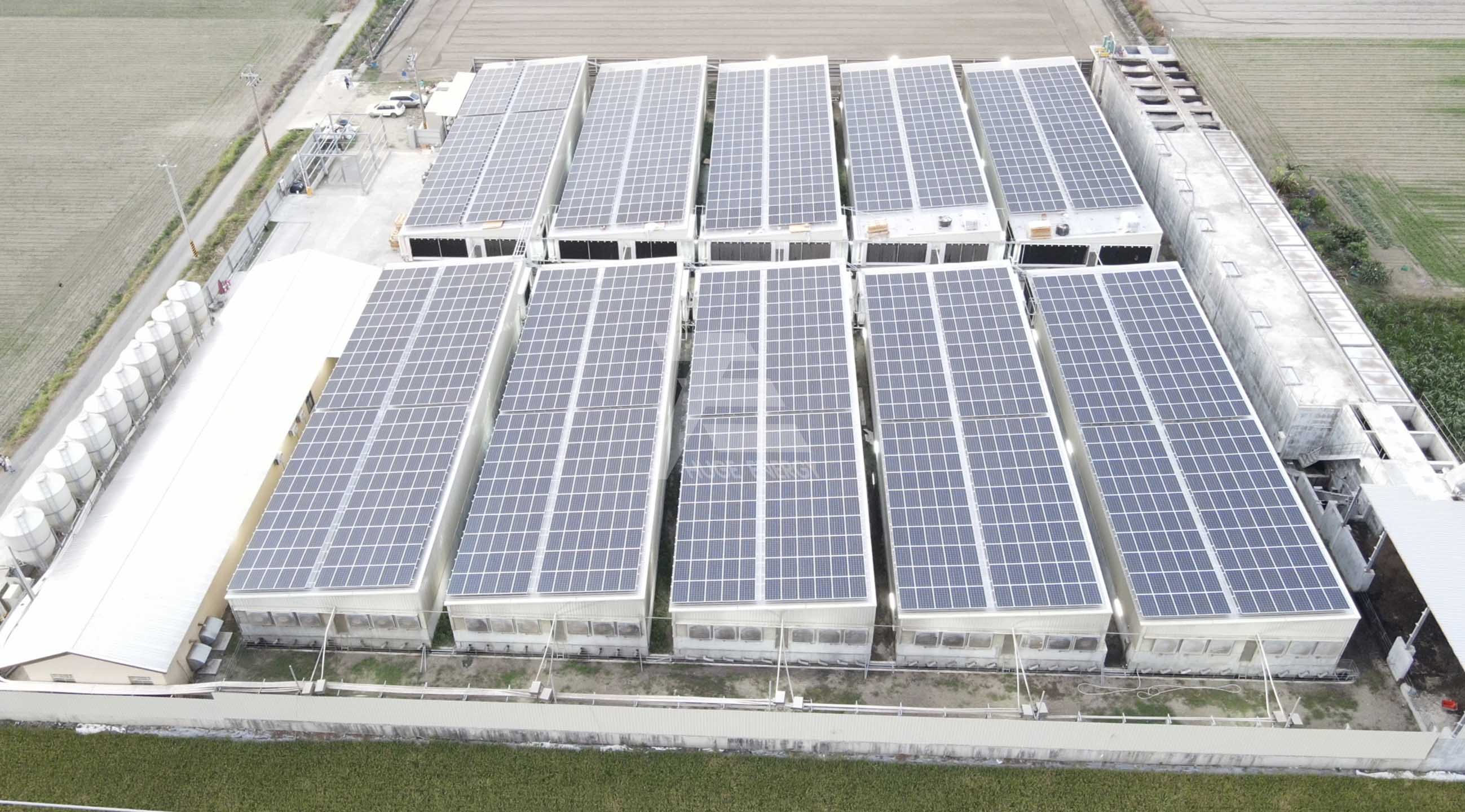 彩钢瓦三角架光伏系统