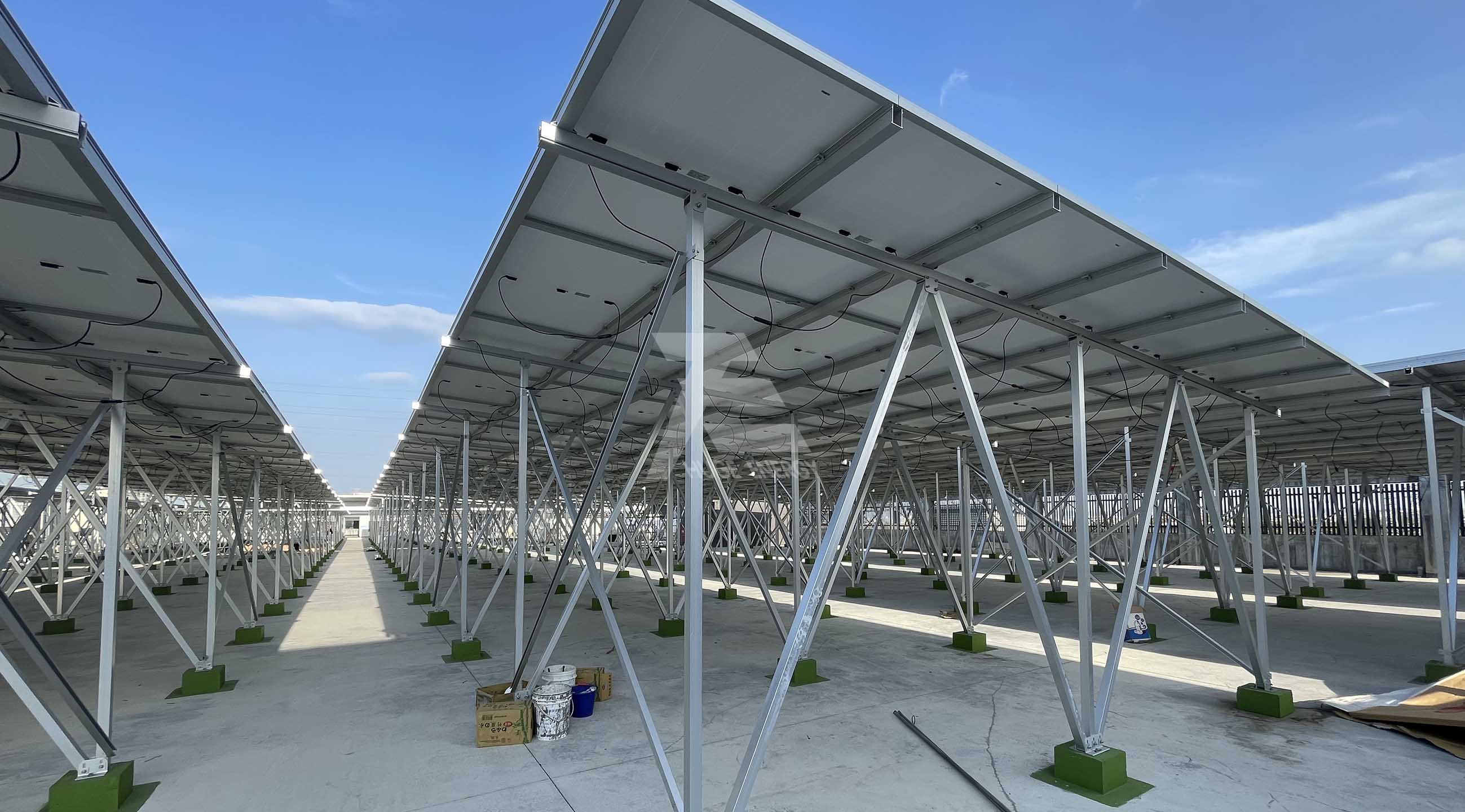 水泥屋顶光伏支架系统