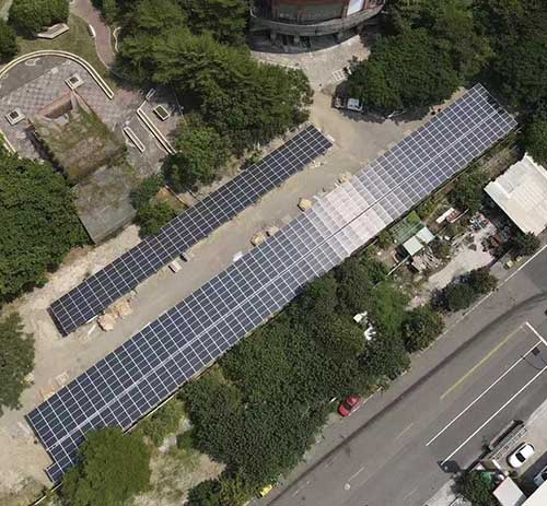 台湾防水型光伏车棚