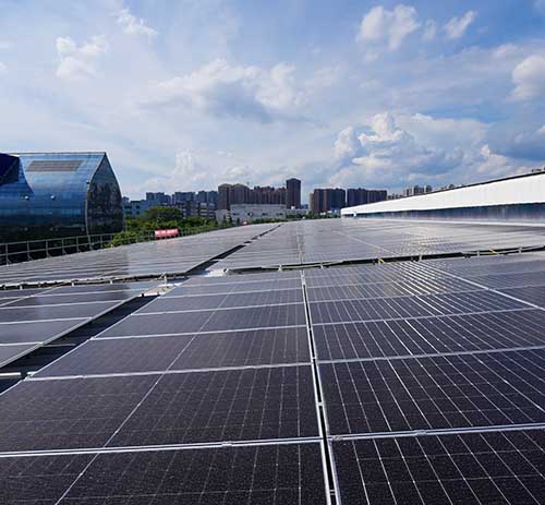 广东惠州海控特玻彩钢瓦屋顶光伏