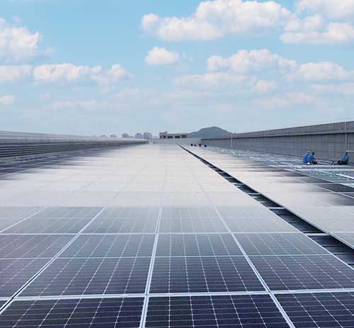 厦门势拓稀土永磁电机产业园彩钢瓦光伏屋顶