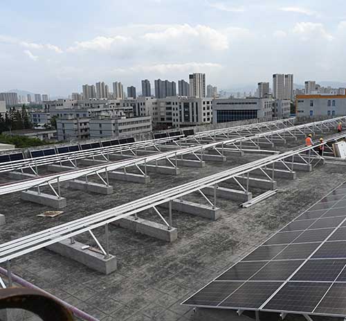 厦门汉印电子技术水泥屋顶光伏