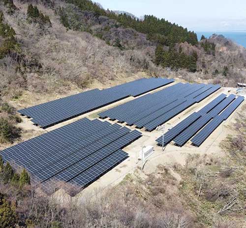 日本山形县地面光伏
